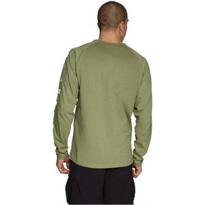 2022 T-shirt Manica Lunga Bullone Uomo Mystic 35105220328 - Verde Olive